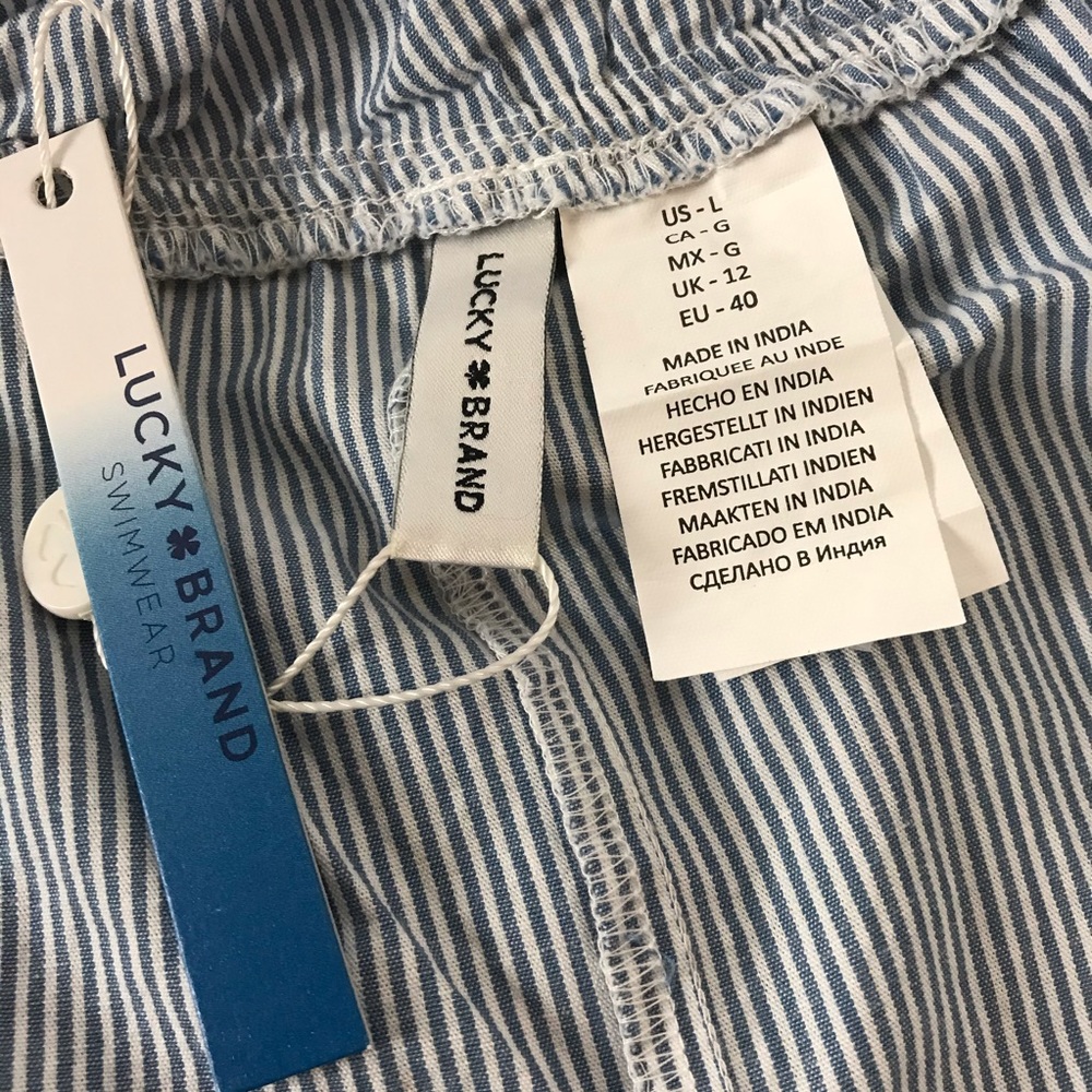Lucky Brand Santa Margarita Cover-Up Romper - Picture 9 of 10
